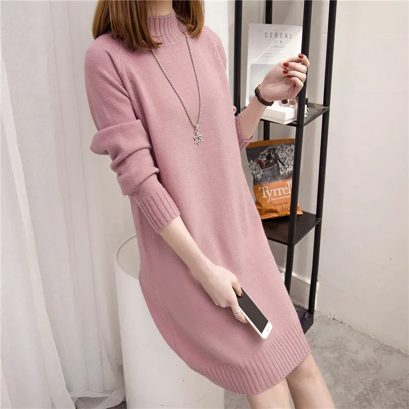 

Women 2021 Autumn Long Sleeve Pullovers Elegant Women Loose Female cashmere Sweater Clothing knitted sweater NS4341