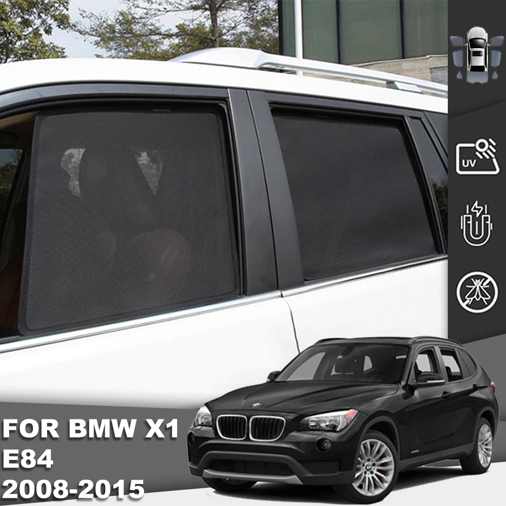 

Автомобильный солнцезащитный козырек для BMW X1 E84 2009-2015, магнитная сетчатая рамка на лобовое стекло, занавеска на заднее стекло для детей, сол...