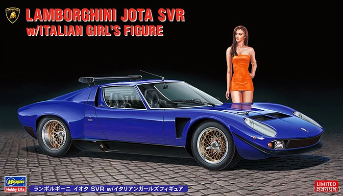 

HASEGAWA 1:24 Lamborghini Jota SVR с куклой 20472 Сборная модель автомобиля Ограниченная серия статическая сборка набор моделей игрушки подарок