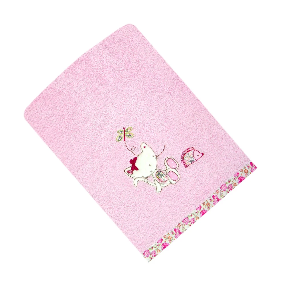 Kitty 50*90 pink 100% cotton |