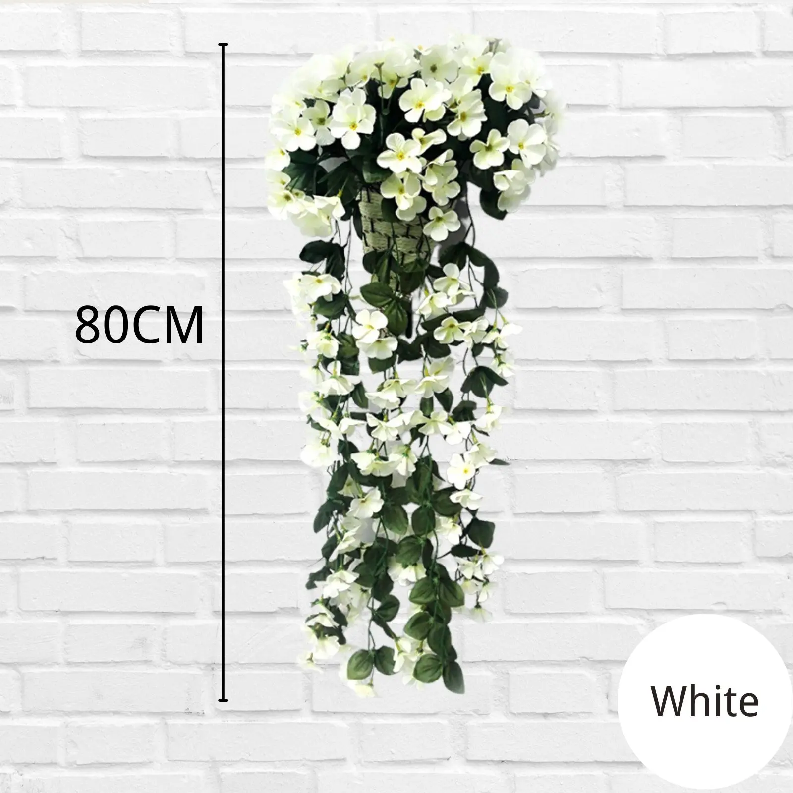 Фиолетовая искусственная настенная подвесная корзина цветок лоза украшение для