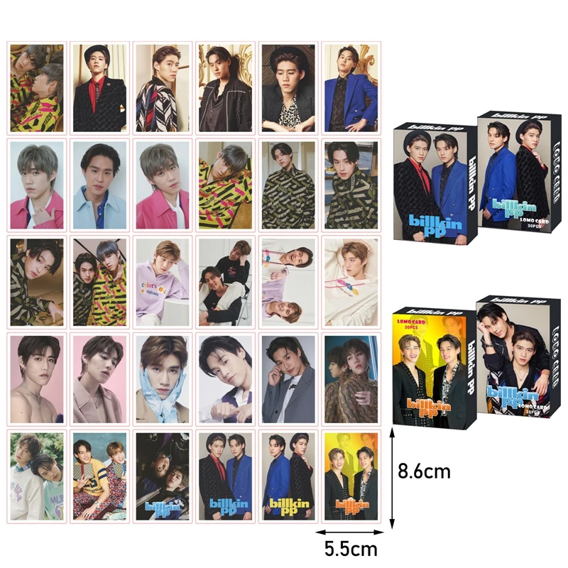 30PCS/Set Thailand Stars BKPP OHM NANON LOMO Cards High Quality Photo Album For Fans Collection Photocards Gift |