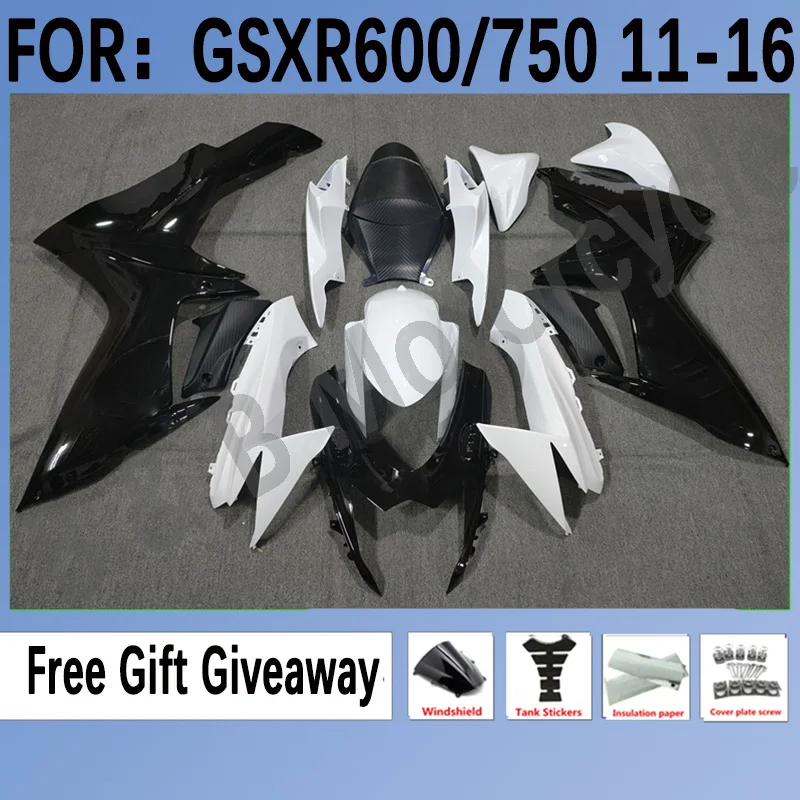 

Обтекатель для мотоцикла Suzuki GSXR600 2014 GSX R 600 750 11 12 13 14 15 16 GSX-R750 2011 - 2021 K11 комплект обтекателей белый черный
