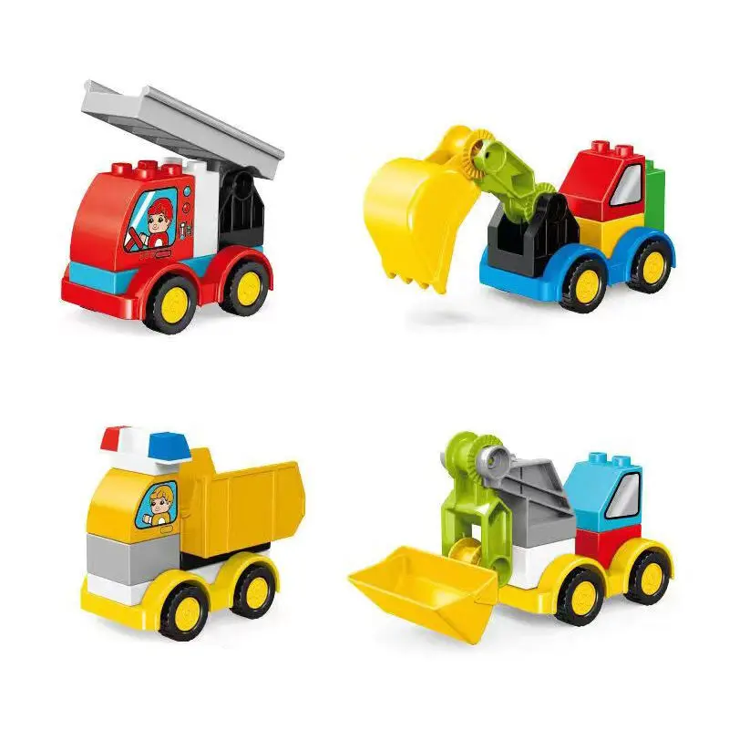 

Diy Building Blocks Aircraft Car Model Engineering Vehicle Accessories Bus Helicopter Compatible Brick Traffic Set Children Toys