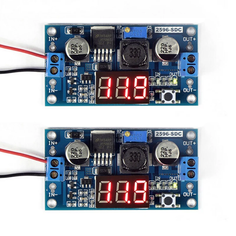 

Adjustable Voltage Regulator Board Step-down Power Converter Multimeter Voltmeter Digital High Quality Durable