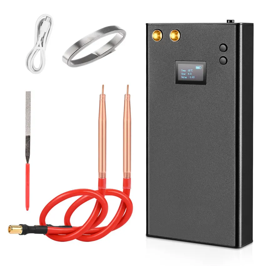 Mini Digital Spot Welder With LCD Screen 7500mAh Portable DIY Spot Welding Machine with 5M Nickel Sheet Welding Machine