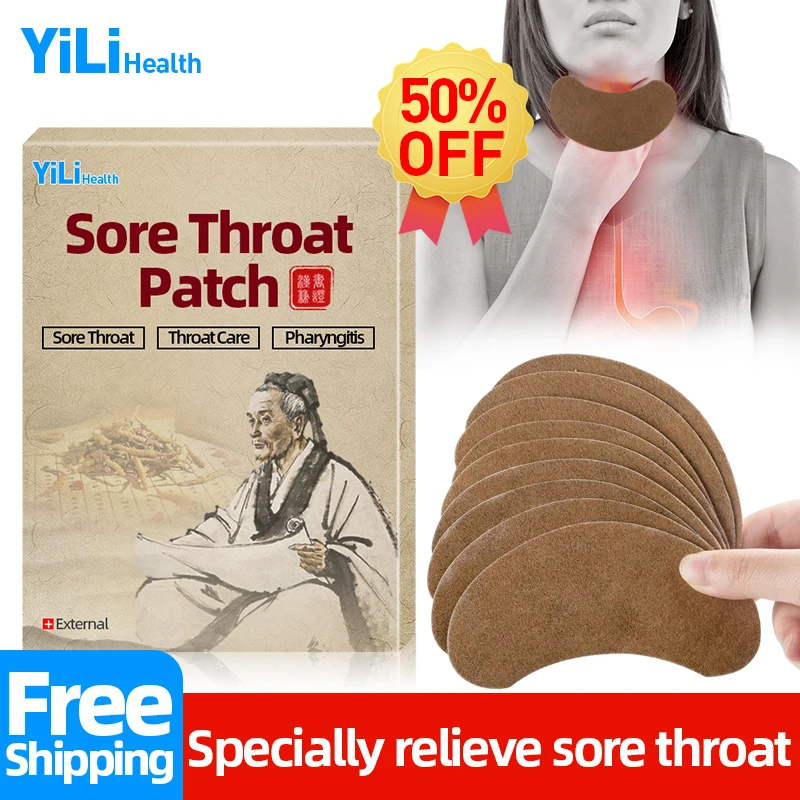 

Пластырь для лечения болей в горле, против хронического лекарства, воспаления, бриллиантовый пластырь, медицинское обслуживание 6/12/18/24 шт.