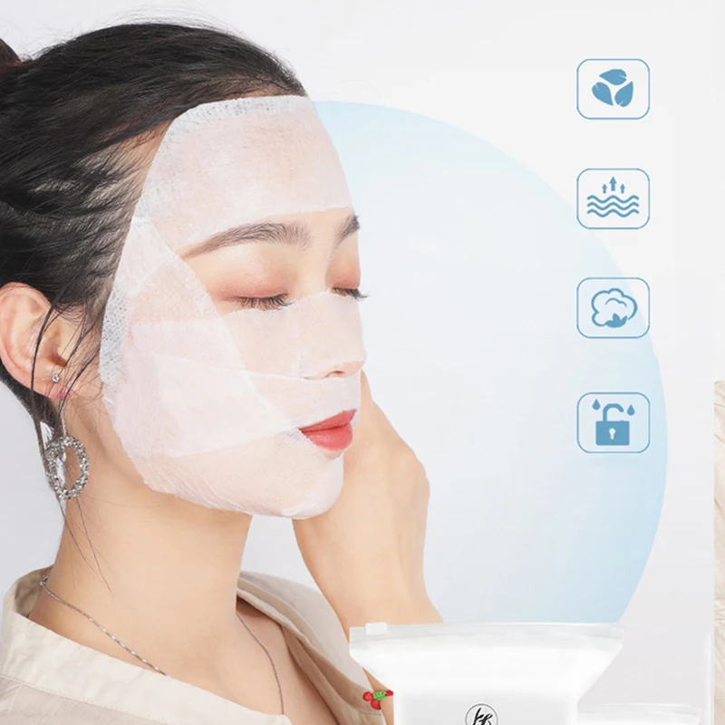 

50/240Pcs Disposable Skin Stretchable Wet Compress Cotton Makeup Remover Wipes Towel Facial Toner Skincare Cleaning Tools