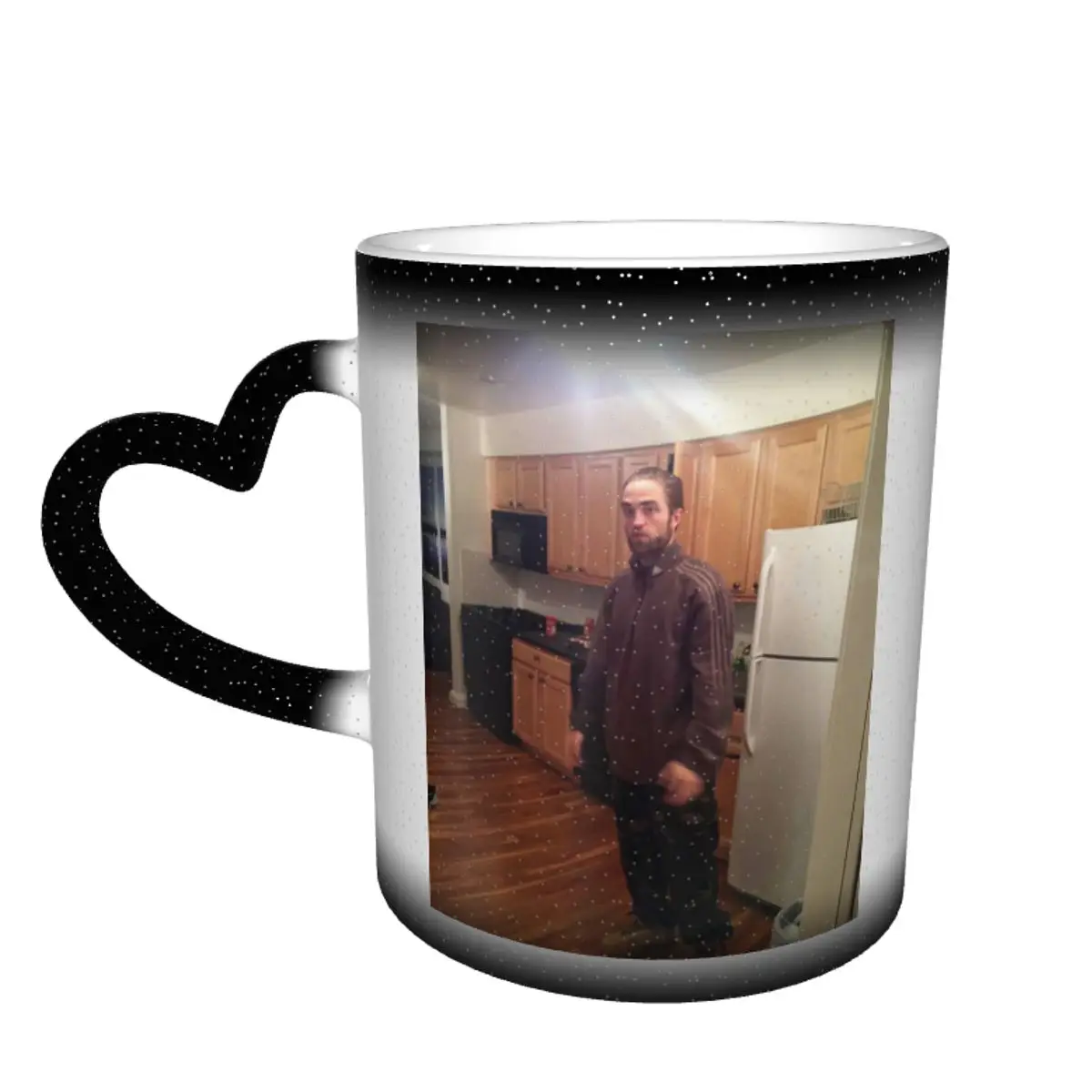 

Robert Pattinson Mug Standing Meme Latte That Changes Color Mug Cheap Aesthetic Ceramic Cups