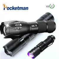 ultra bright led flashlight high lumens waterproof torch 3 5 modes portable flashlights xm l t6 q5 zoomable torch free ship