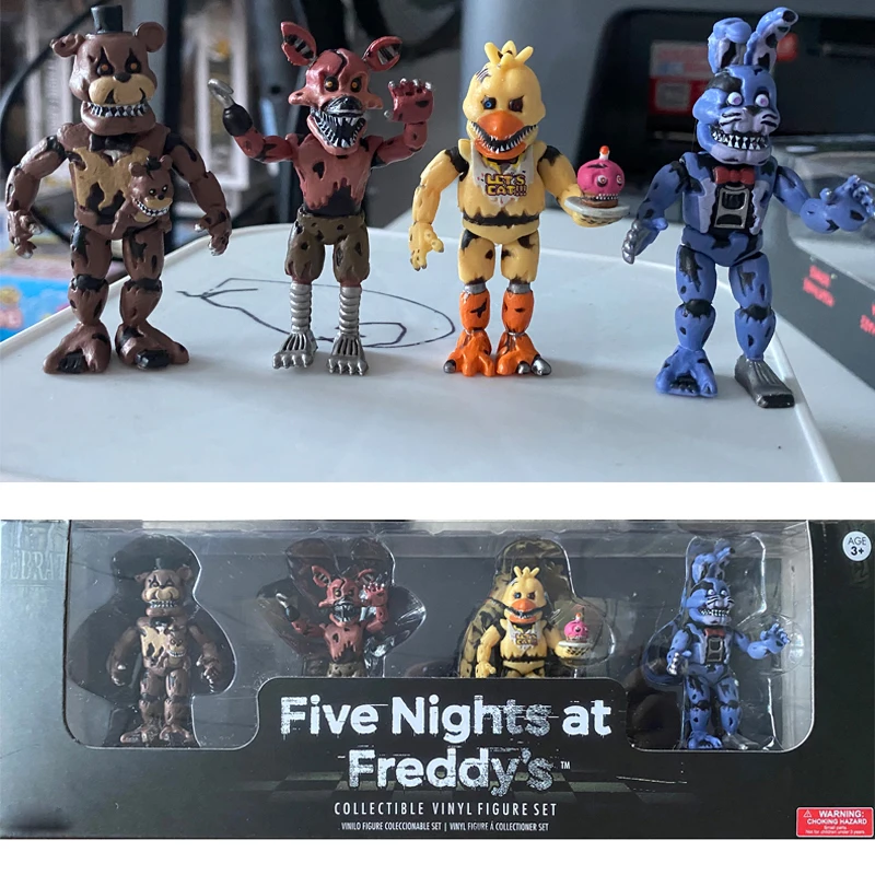 Экшн-фигурка медведя Бонни Фредди фнаф кошмар Фокси Чика шар мини-фигурка для