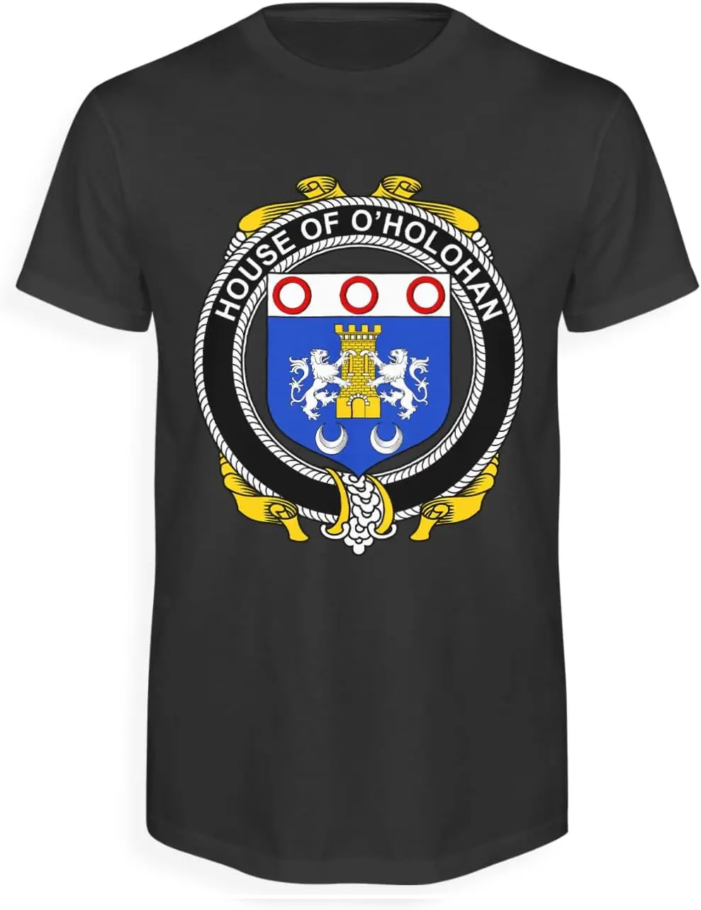 Мужская футболка с геральдией и ирландским домом О'Хохан