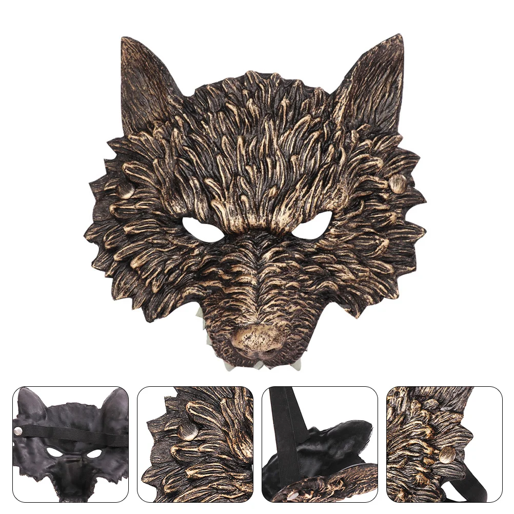 Хэллоуин Волк Маска Косплей Декоративная вечеринка Опора для улицы Уникальный
