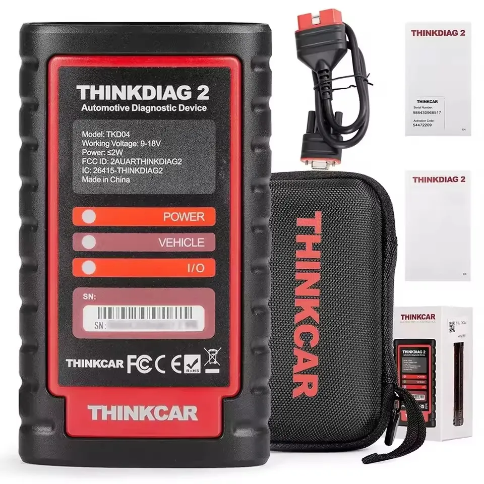 Диагностический сканер THINKCAR Thinkdiag 2 с поддержкой программного обеспечения Diagzone XDiag Prodiag XPRO5, протокола CAN FD, диагностики всех систем, аналог DBScar 7 VII (art.: 3920dc0196d7c) - 3920dc0196d7c