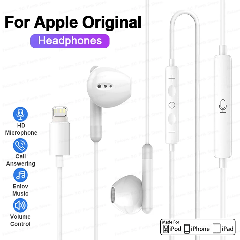 Per Apple Cuffie originali per iPhone 14 13 12 11 Pro Max...