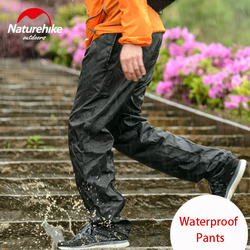 

Naturehike Outdoor hiking pants rain pants men women walking mountaineering travel bike riding rain waterproof trousers