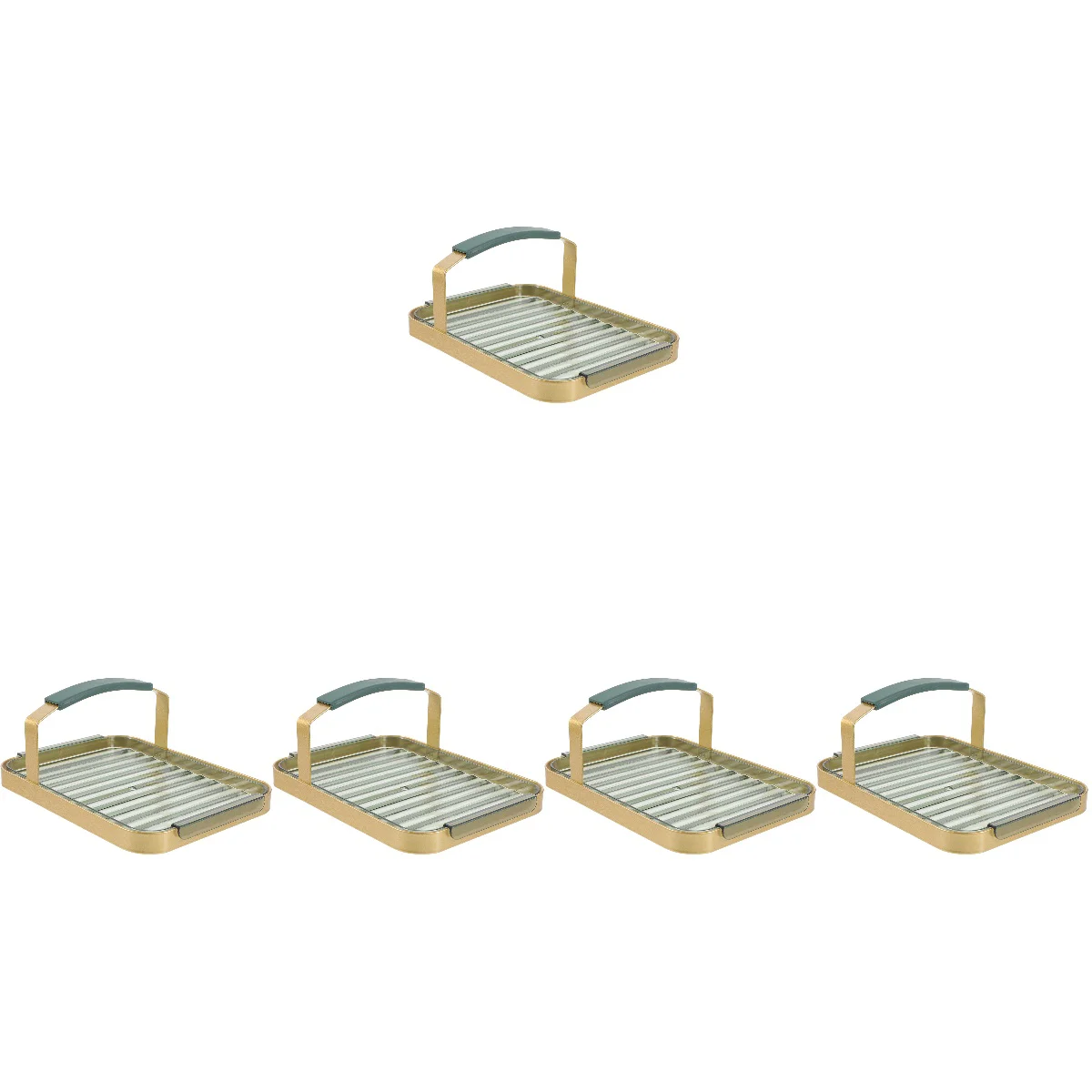 

5 Pack Spatula Storage Rack Baking Sheet Organizer Multi-layer Cutting Board Carbon Steel Tall Organizers