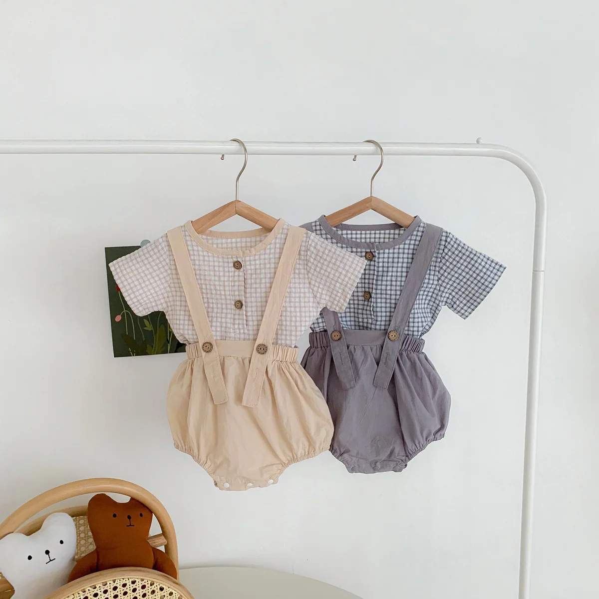 Criscky Newborn Infant Baby Girls T-Shirt Romper Tops Leggings Pant Outfits Clothes Set Sleeveless Summer Clothing