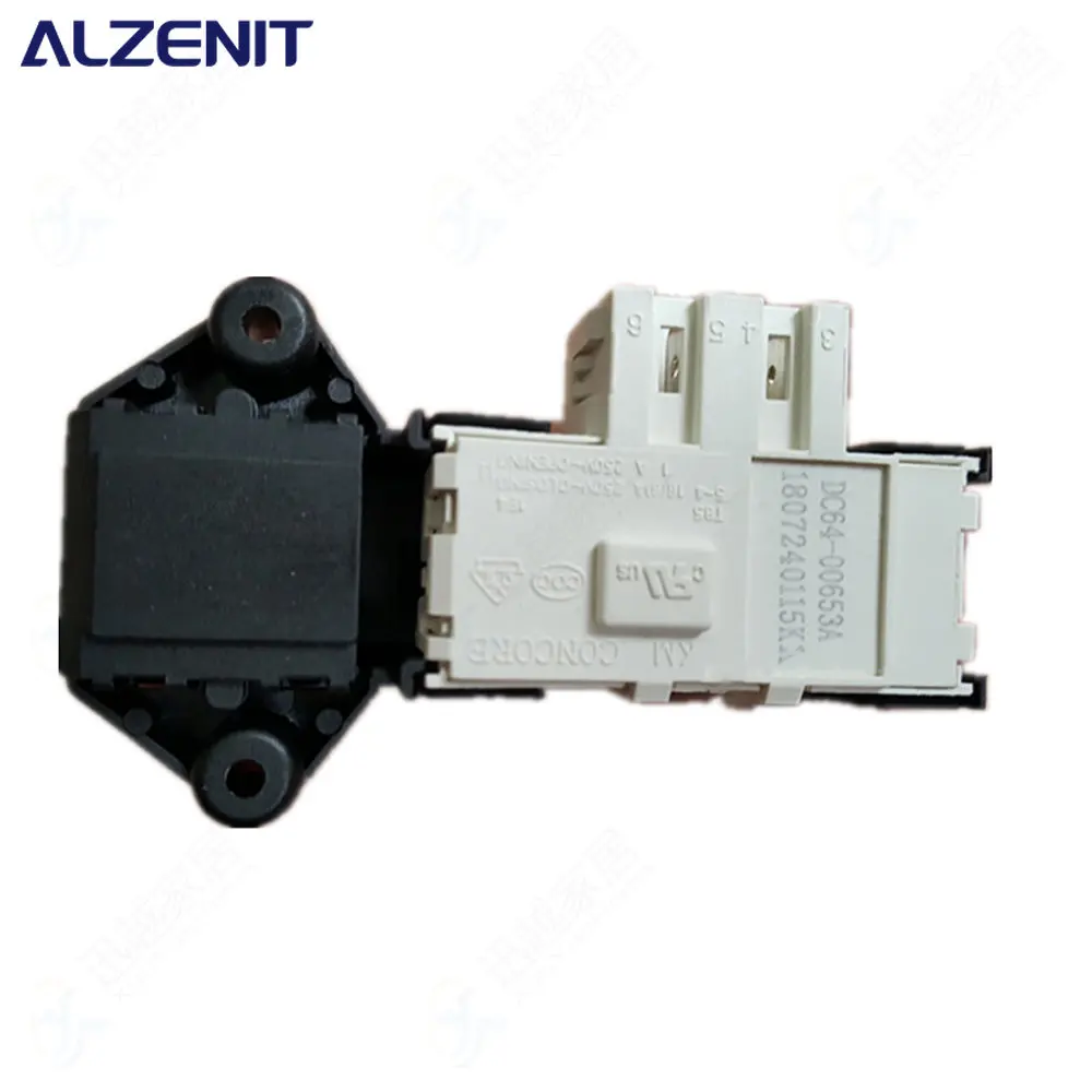 

New For Samsung Drum Washing Machine Electronic Door Lock Delay Switch DC64-00653A WD806U2GAGD Accessories Washer Parts