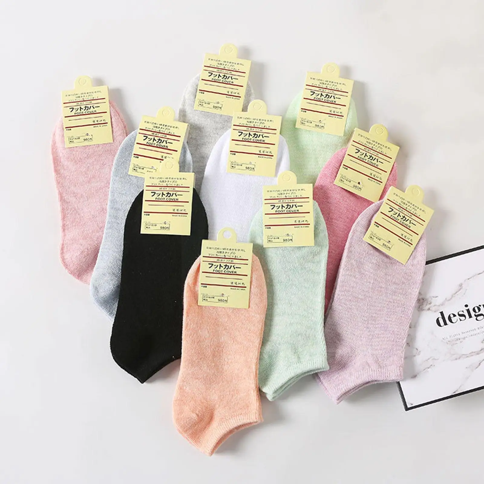 

2022 NEW Women Socks Sports Breathable Boat Socks Color Women's Socks Short Invisible Socks Comfortable Socks K8B9