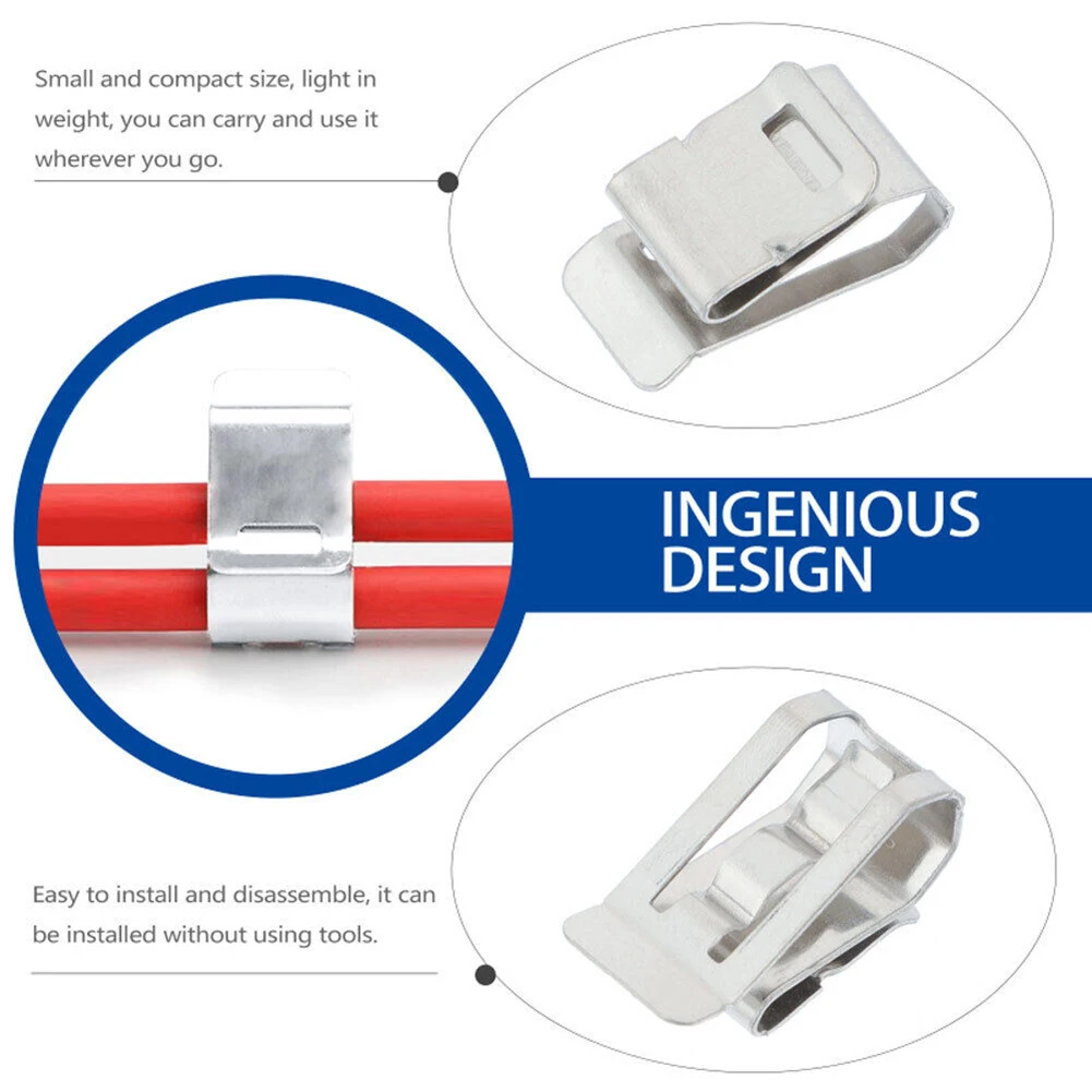 = 10/30/100 шт. крепежный зажим для кабеля крепежные зажимы солнечной панели