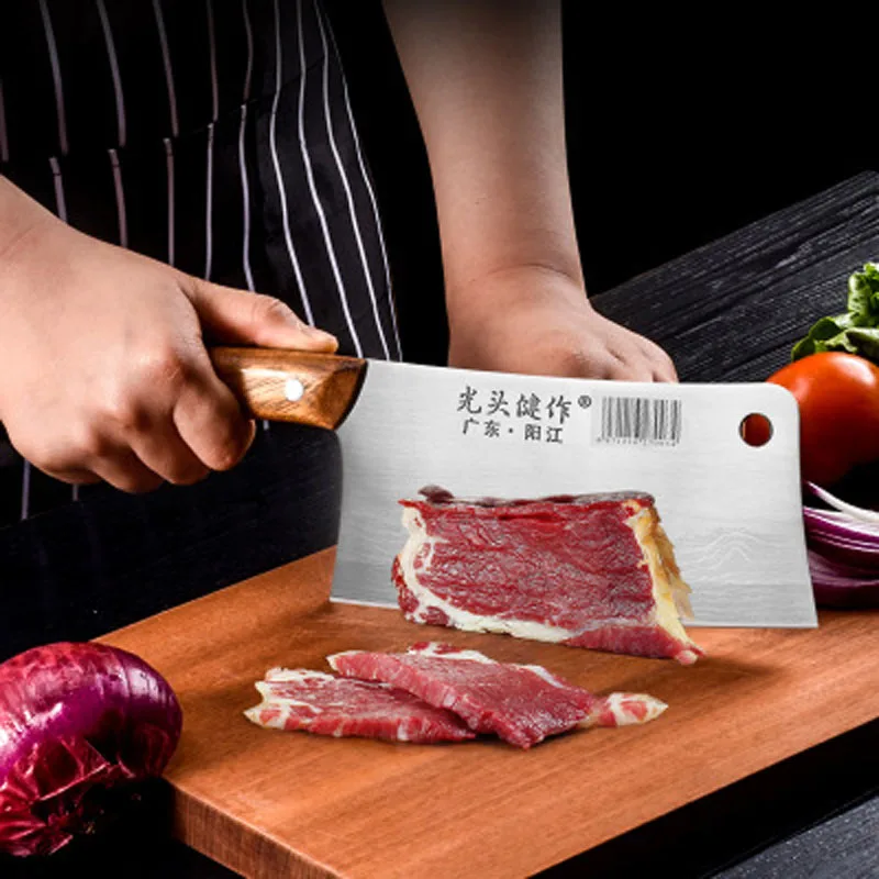 Новые высококачественные кухонные ножи с деревянной ручкой из нержавеющей стали