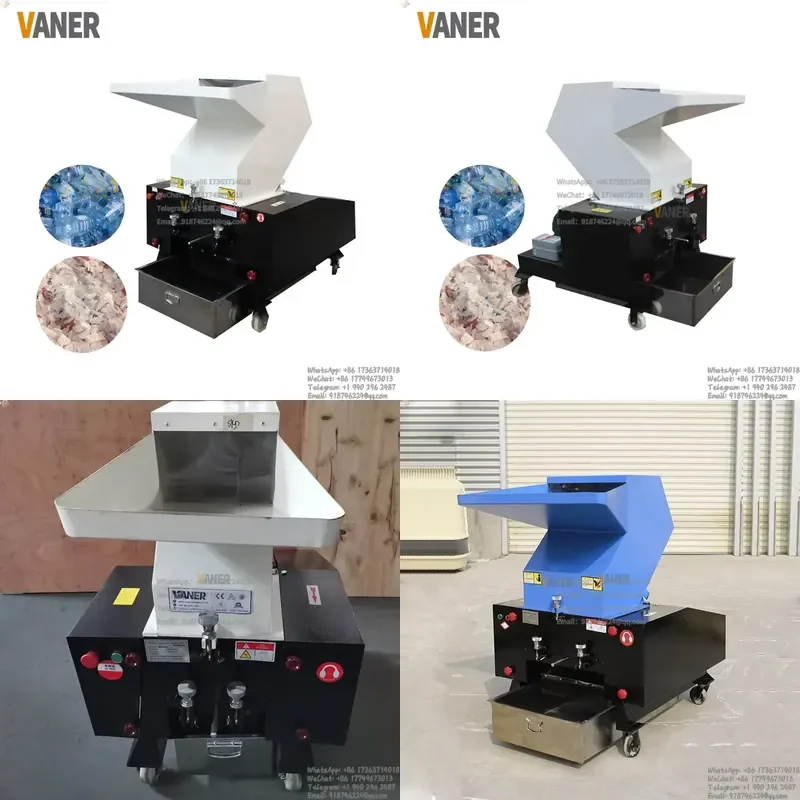 Фото Измельчитель отходов пластика VANER 20HP: дробилка для переработки пластиковых бутылок и бочек №1