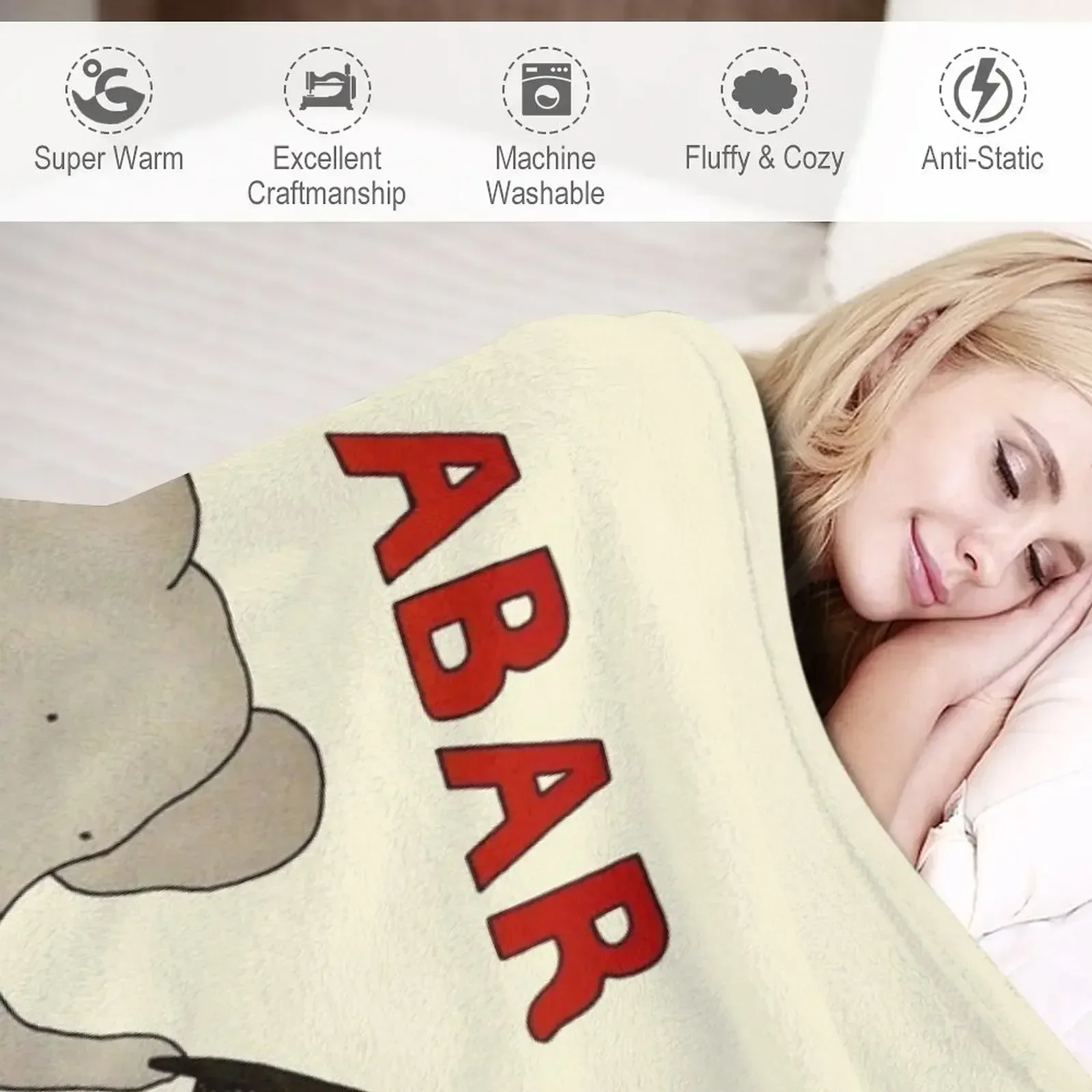 Одеяло Babar фланелевые одеяла для диванов украшений одинарные