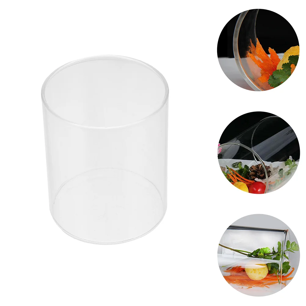

1Pc Open Ended Glass Holders for Pillar Candles Glass Covers