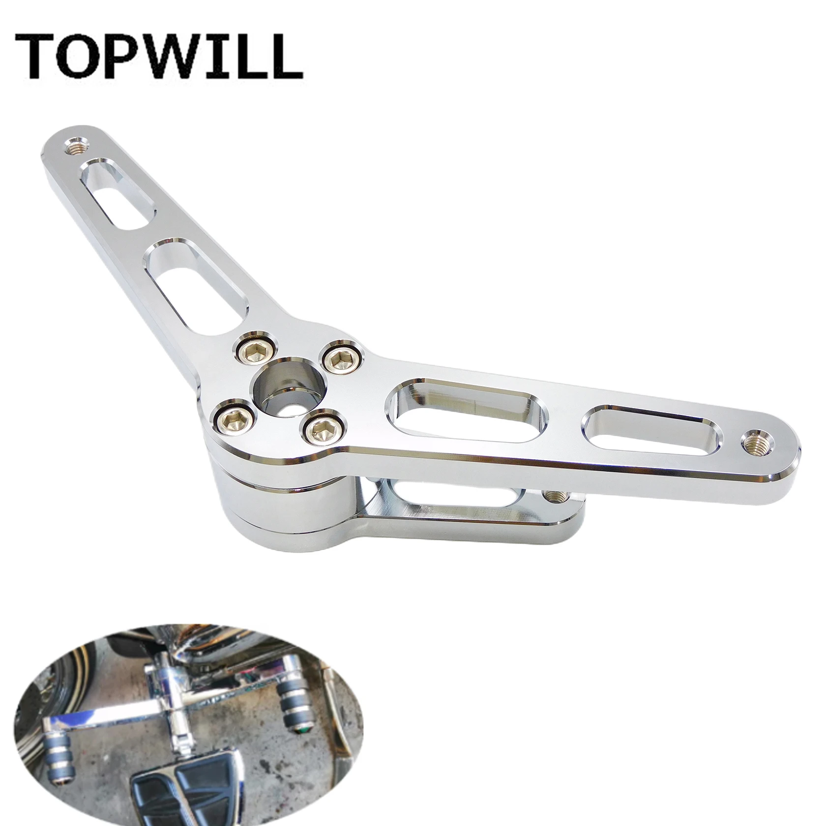 

Передняя фреза для мотоцикла CNC, хромированный Алюминий для Harley Sportster XL 883 1200 Nightster 1200N Roadster Custom 04-18