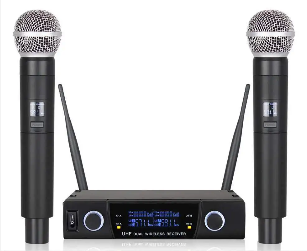 

Микрофон один на два беспроводных микрофона домашняя звуковая карта OK микрофон