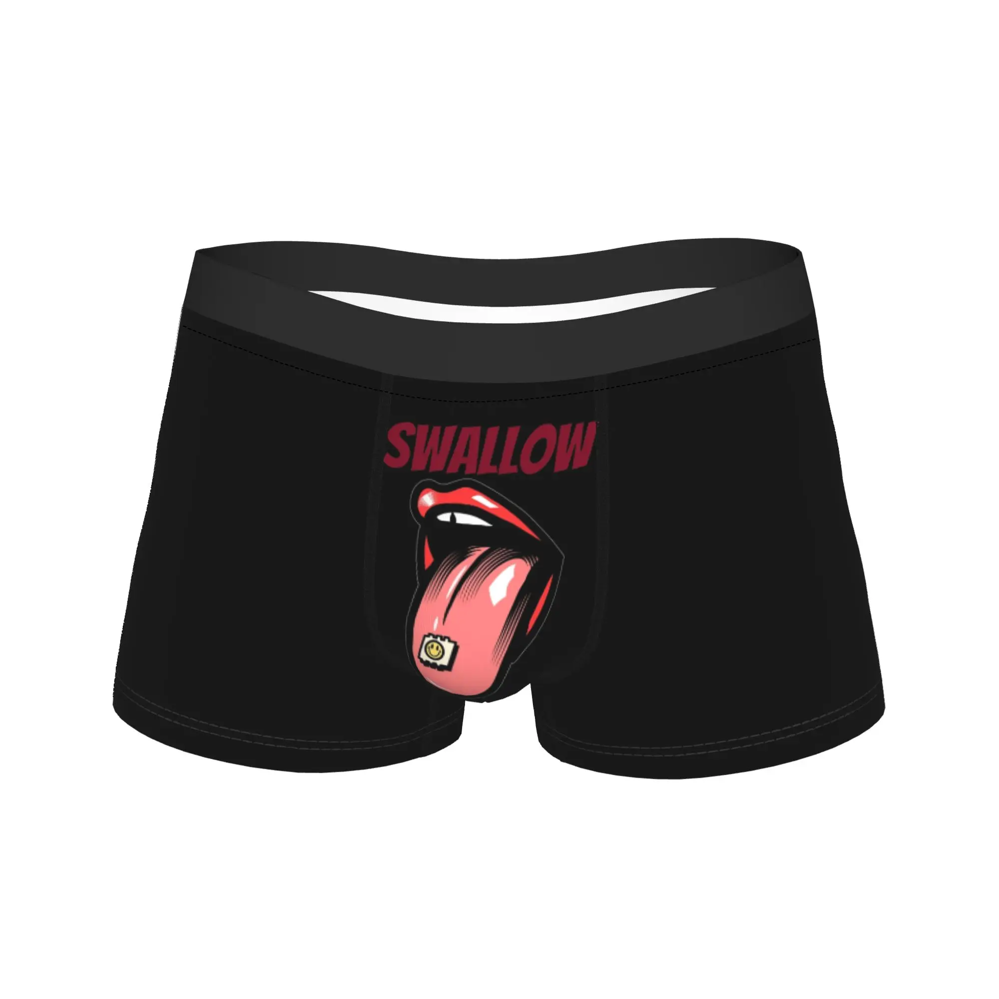 Фото Юмор-боксеры, трусы, мужское нижнее белье Always Swallow, мягкие трусы для Homme M-XXL №3