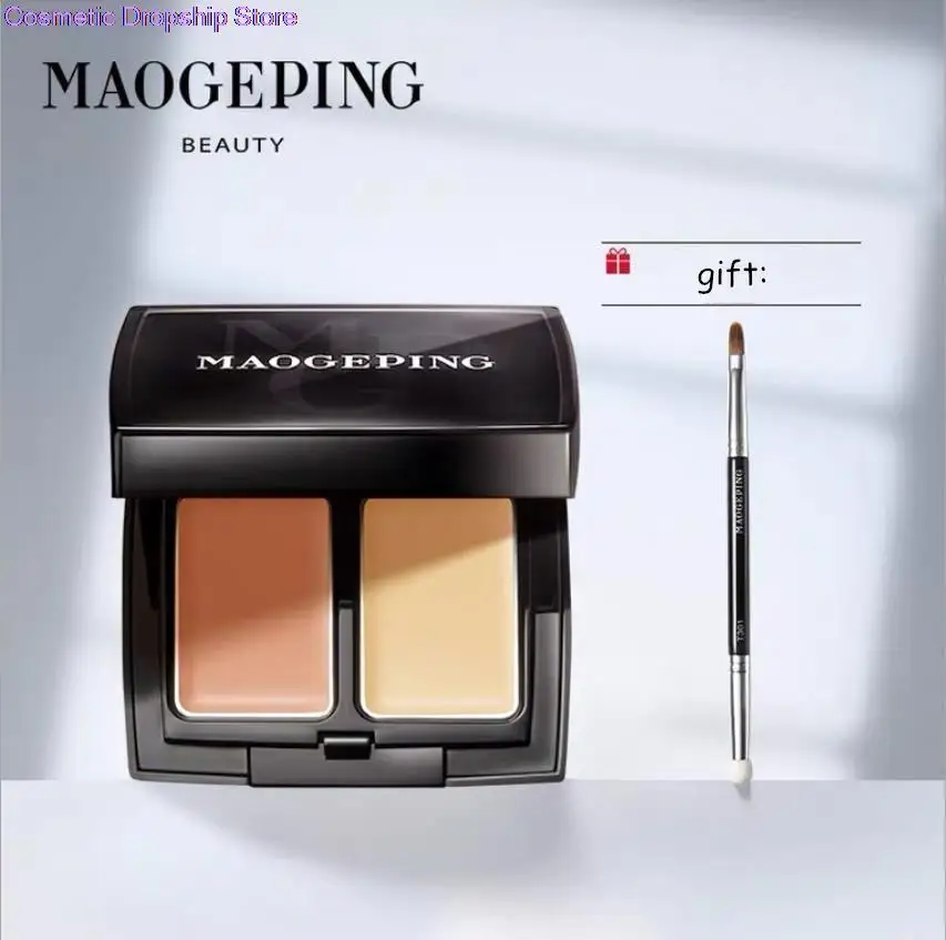 

MAOGEPING Beauty Flawless Double Color Concealer Cream High Coverage Long-Lasting Face Makeup Moisturizing Cosmetics Dropship