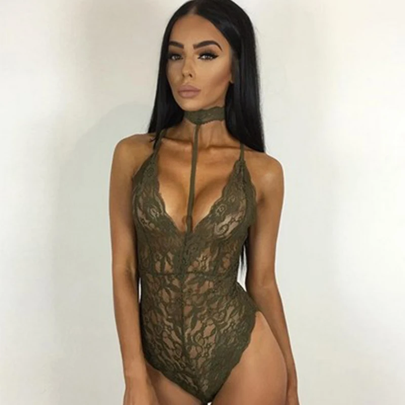 Porn Body Stocking Erotic Bodysuit Babydoll Plus Size Lace Backless Teddy Sexy Lingerie Women Mesh Fishnet Sex Dress Mujer