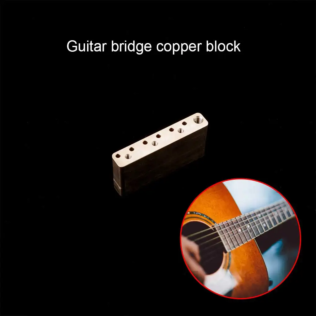 

Guitar Bridge Brass Block Style Tremolo Electric Parts Guitars Music Tool Repairing Tools Supplies Fittings Fitting