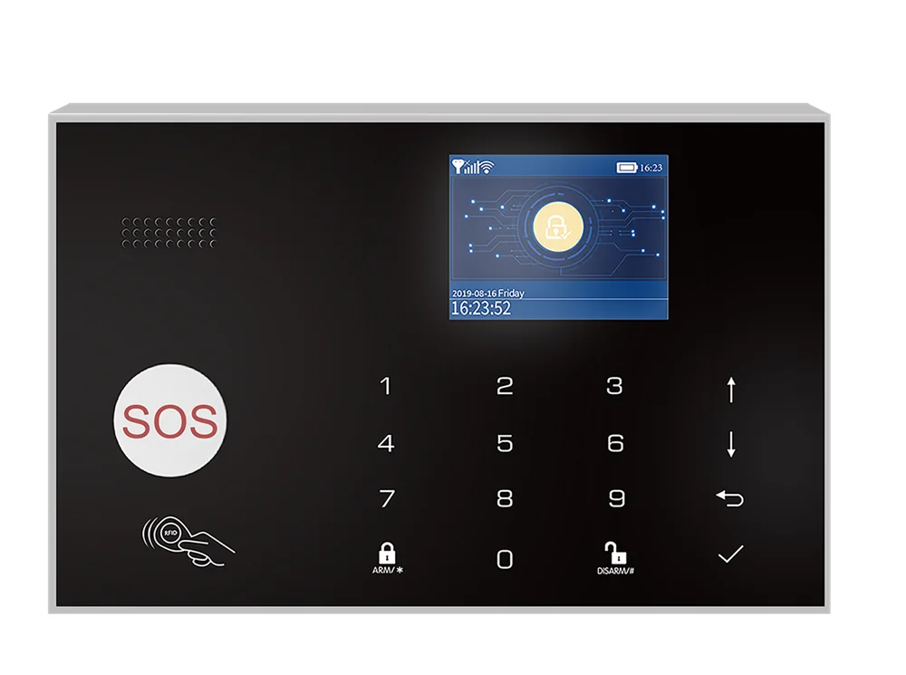 Tuya APP Remote Control With Keyboard WIFI +4G/GSM  Alarm System Home Security Alarm Sensor PIR Detector Door Contact SOS Button enlarge