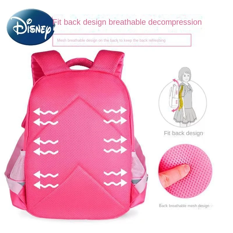 Disney Cartoon Animation Cute Primary School Bag for Grades 1-5 Lightweight Large-capacity Boys and Girls Backpack