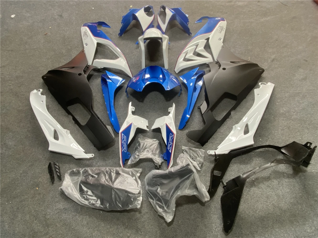 Комплект обтекателя мотоцикла для S1000RR 2015 2016 S1000 15 ✖ обтекатель синий белый