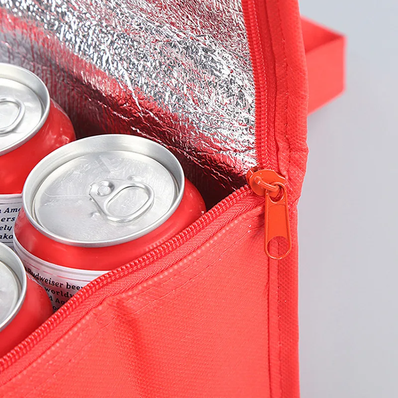 

Non Woven Oxford Cloth Aluminum Foil Thermal Insulation Bag Milk Tea Beverage Takeout Thermal Insulation and Fresh-keeping