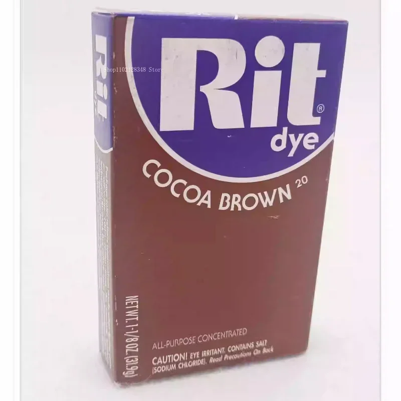 Фото 31,9 г/коробка RIT Dye Powder/цветной пигмент для изменения цвета ткани, ручная работа, сделай сам, хлопок, лен, шерсть и шелк, нейлон, краска для одежды, порошок №5