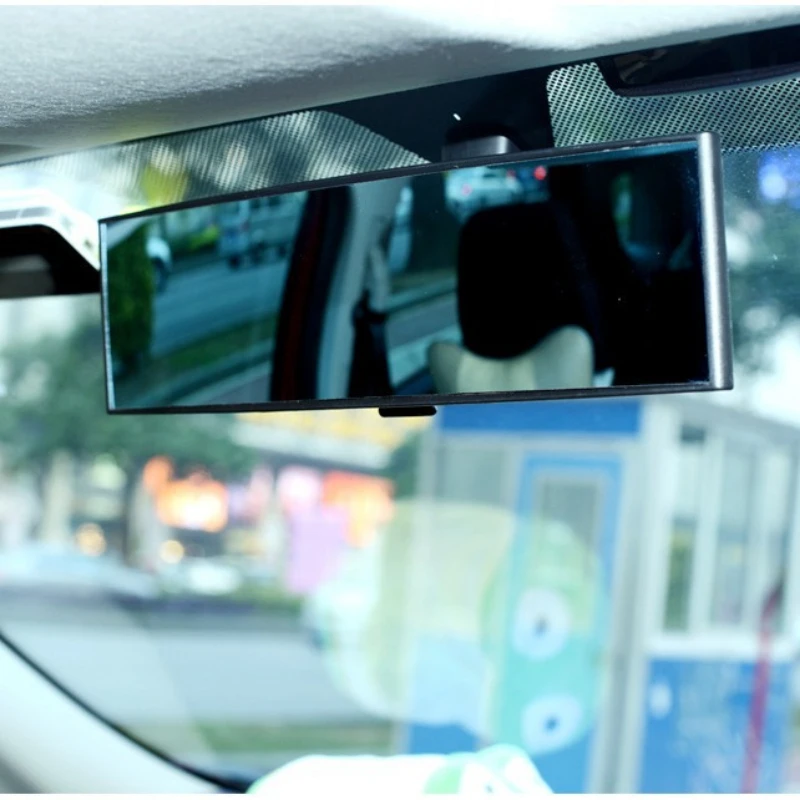 Автомобильное зеркало заднего вида с защелкой HD большое поле зрения изогнутое