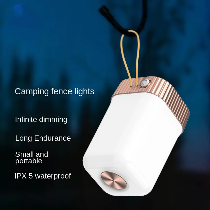 

Lanyard Camping Lantern Outdoor Waterproof Electrodeless Dimming Camping Lamp Adventure Tourist Hiking Campsite