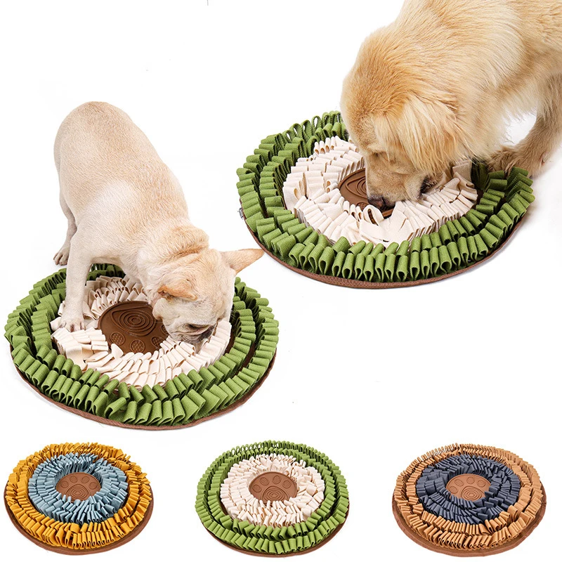 

Upgraded Pet Slow Feeder Snuffle Training Pet Dog Bowl Mat with Chewable Durable Free Lick Pad Puppy Training Puzzle Toys