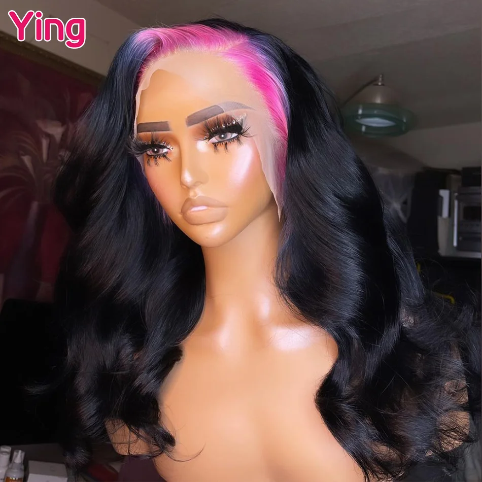 Ying Hair 1b Pink Root Ombre 5x5 Transparent Lace Wig 13x4 Lace Front Wig 10A Remy Human Hair 13x6 Lace Front Wig PrePlucked