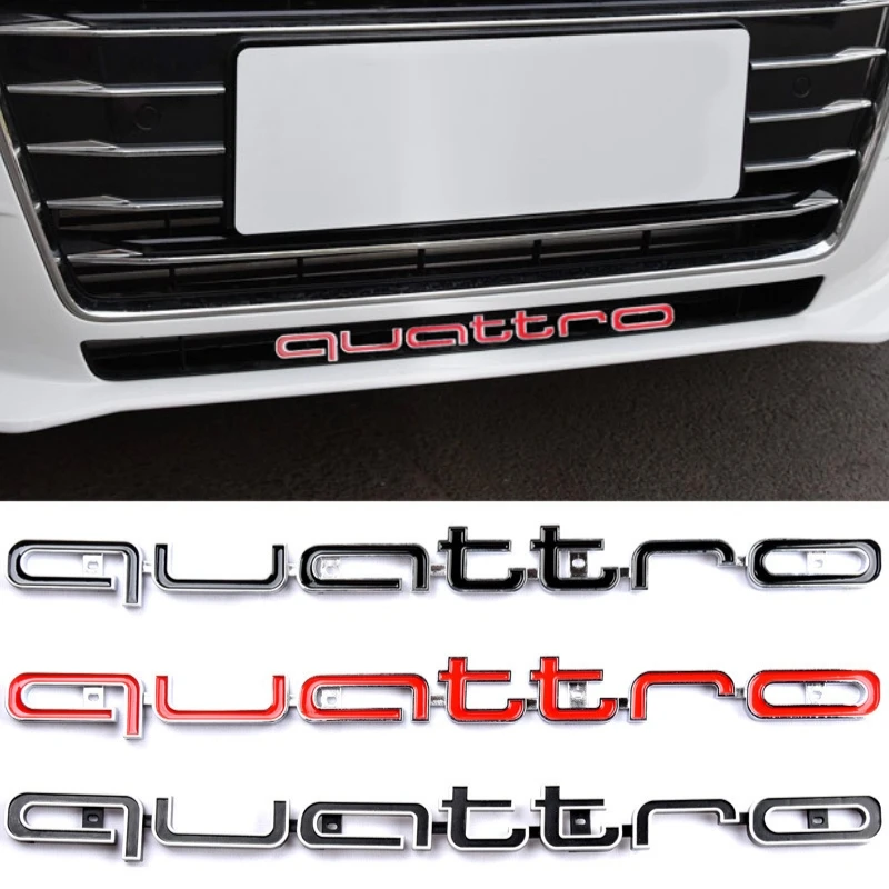 Логотип ABS для Audi Quattro A1 A3 A4 A5 A6 A7 A8 S3 S4 S5 RS3 RS4 RS6 Q2 Q3 Q5 Q7 эмблема передней решетки