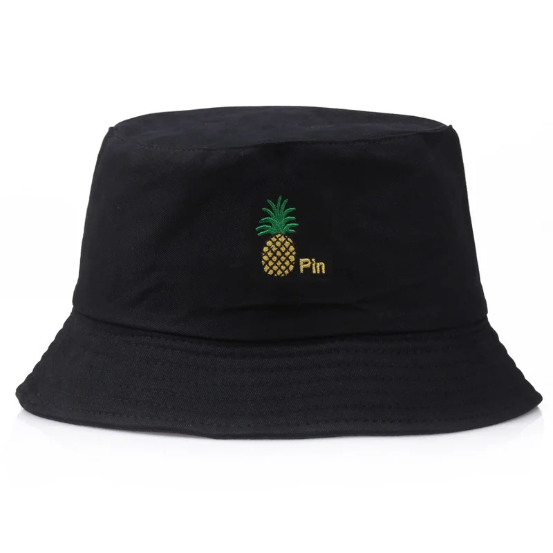 

Unisex Foldable Bucket Hat Fashion Embroidered Beach Sun Hats Street Headwear Fisherman Outdoor Cap Men and Woman Panama Hat