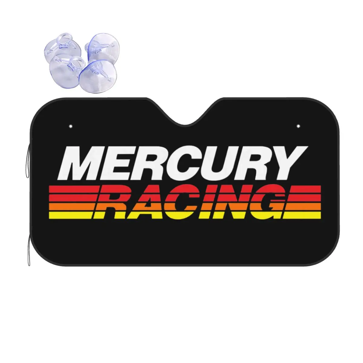 

Mercury Racing Logo Windshield Sunshade Novelty Car Front Windshield 76x140cm Car Window Windscreen Cover Car-styling
