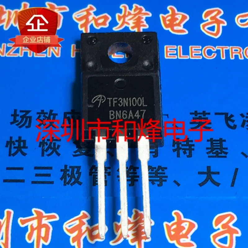 

5PCS-10PCS TF3N100L AOTF3N100L TO-220F New And Original On Stock