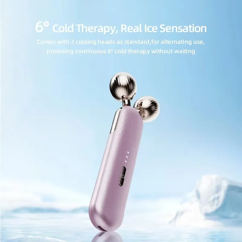 Портативный EMS ледяной компресс для домашнего использования косметическое