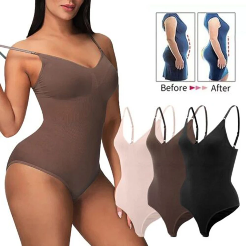 

Shapewear for Women Tummy Control Bodysuits Waist Trainer Body Shaper Slimming Underwear Open Bust Compression Belly Girdles